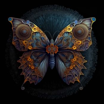 vizista wonderful mechanical butterfly of fractals and patterns 5e6e5b86 165b 4928 82faf538bde2319 nft1