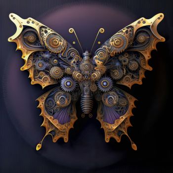 vizista wonderful mechanical butterfly of fractals and patterns e2